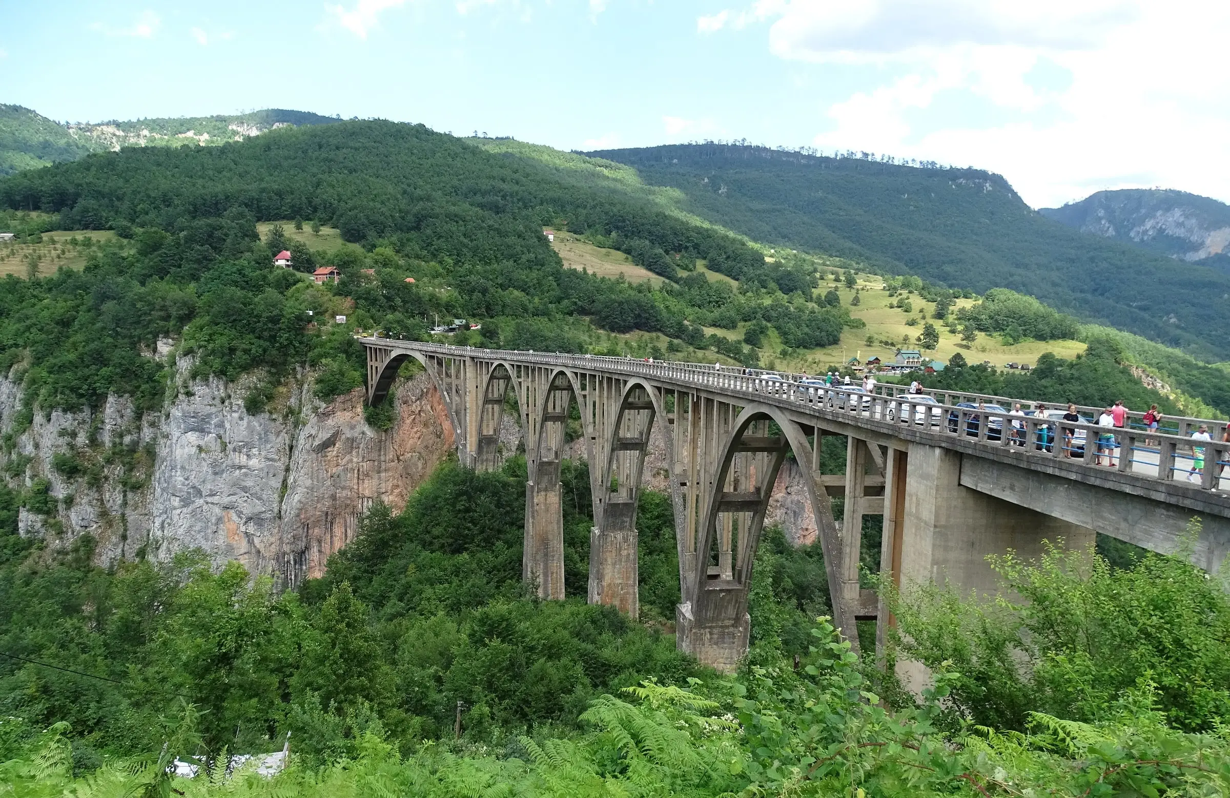 Đurđevića Tara bridge over the Tara canyon